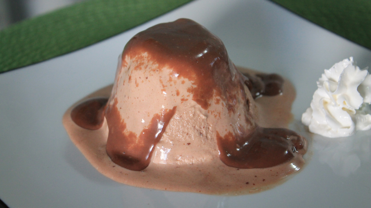 Sorvete com nutella