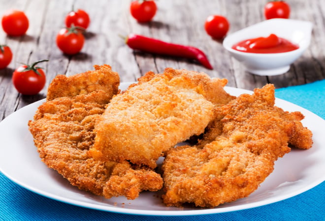 Receitas frango empanado