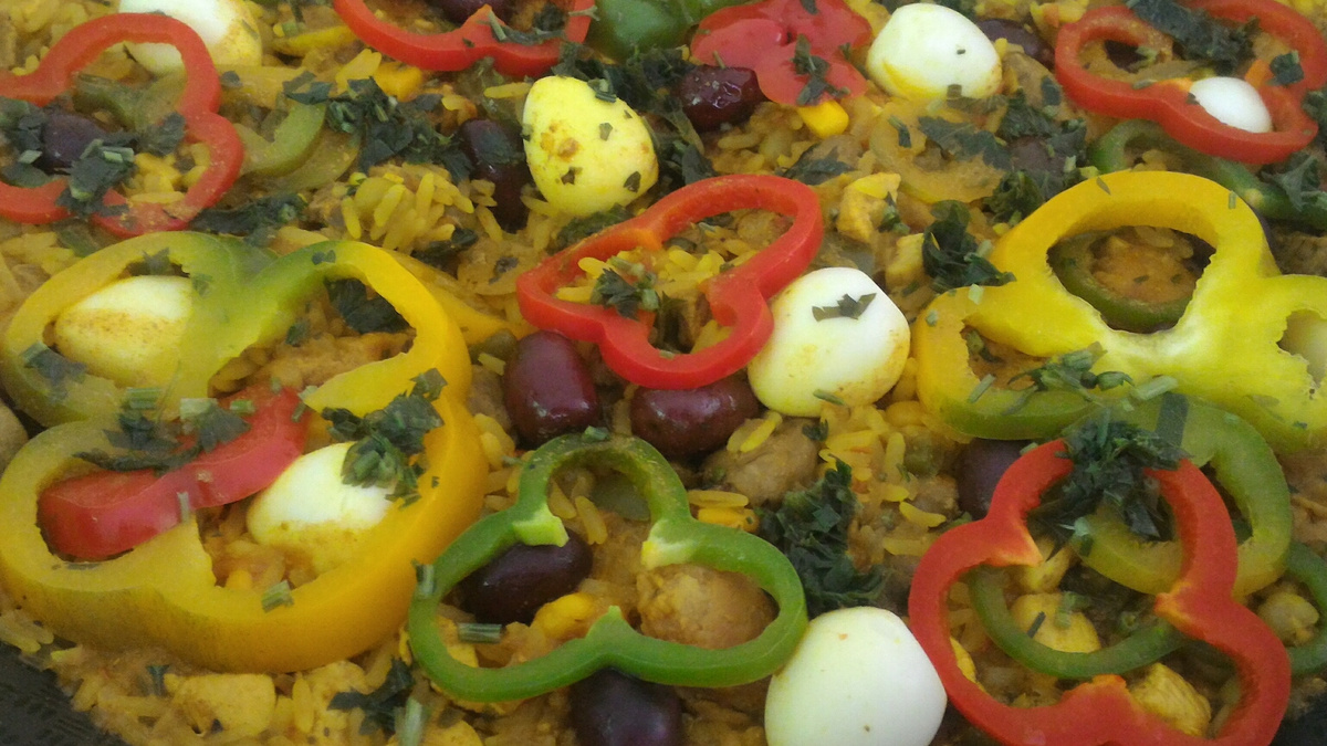 Paella campeira