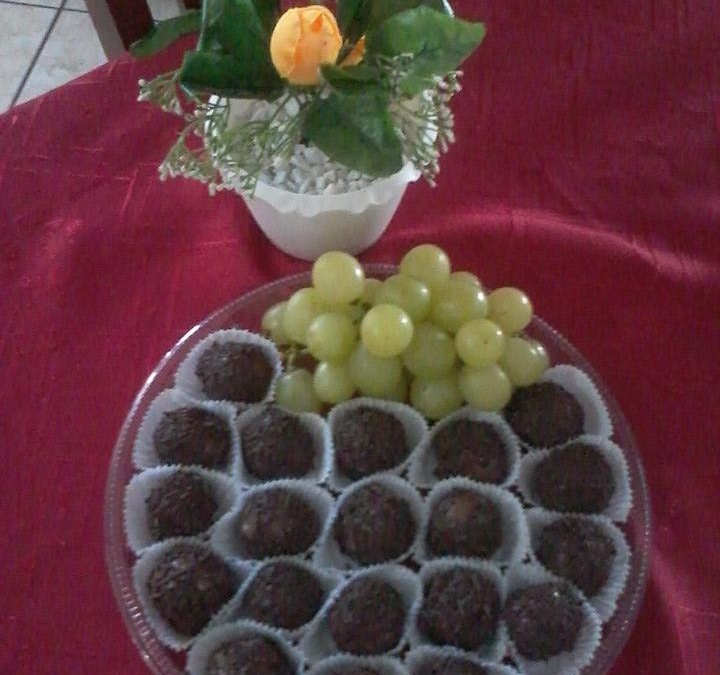 Brigadeiro com surpresa