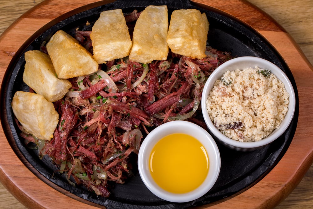 Carne de sol na manteiga