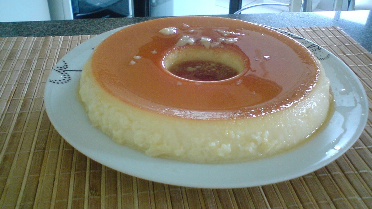 Pudim de coco suave