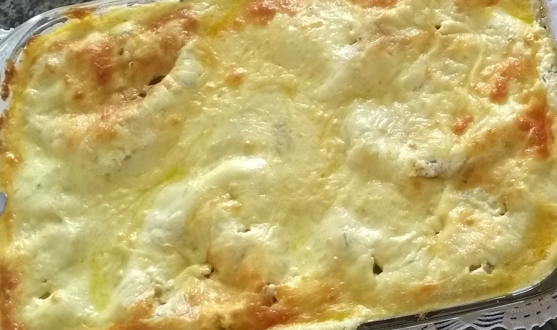 Lasanha de bacalhau - maravilhosa