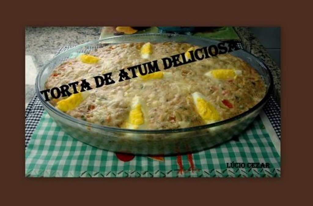 Torta de atum deliciosa
