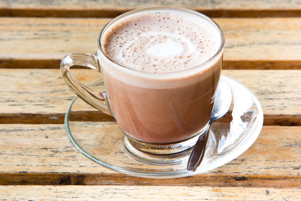 Chocolate quente com conhaque