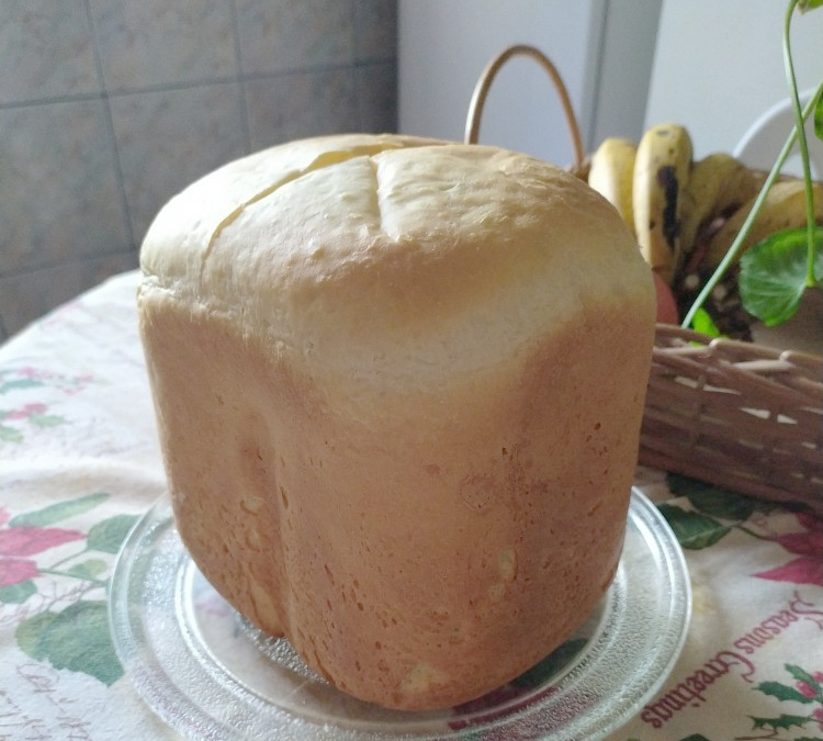 Pão de leite na máquina de pão supergostoso