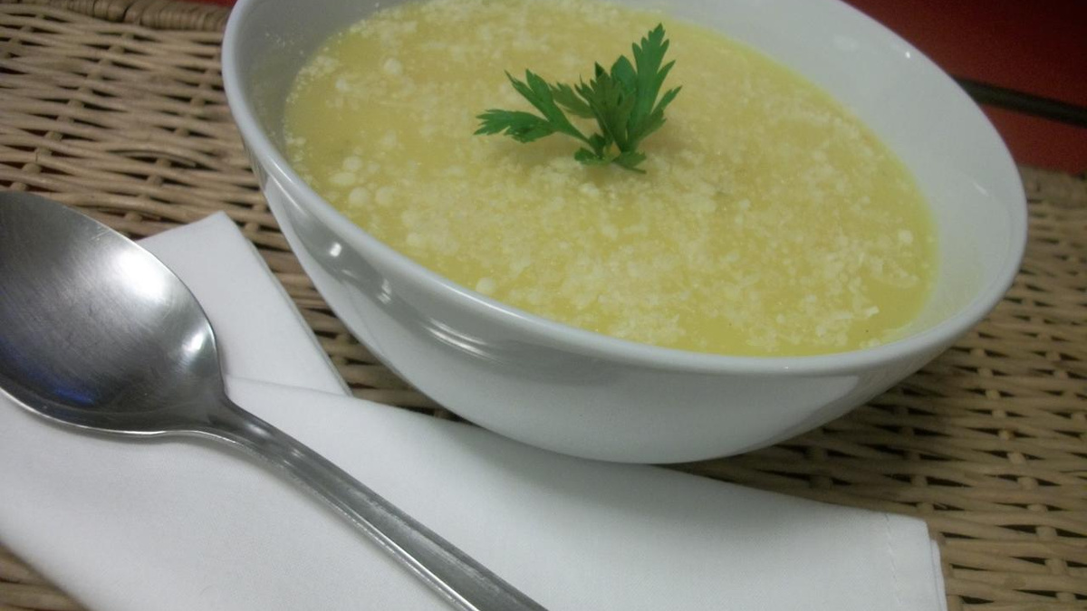 Sopa creme de mandioquinha
