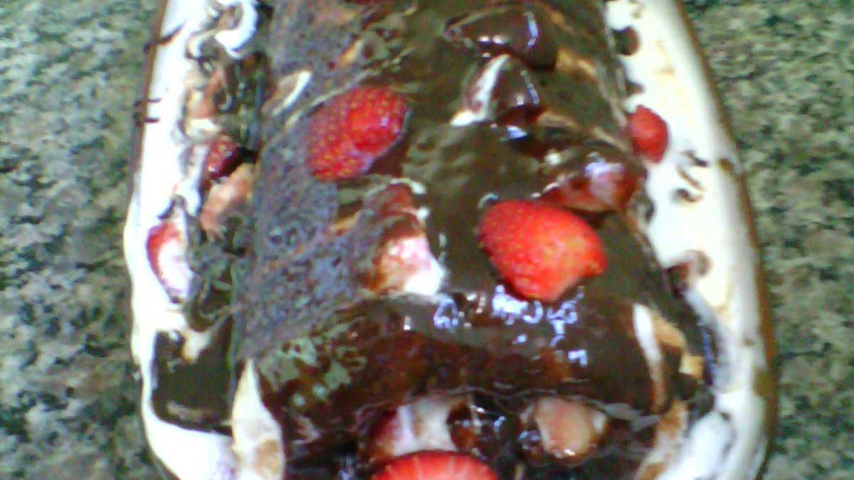 Rocambole de Morango