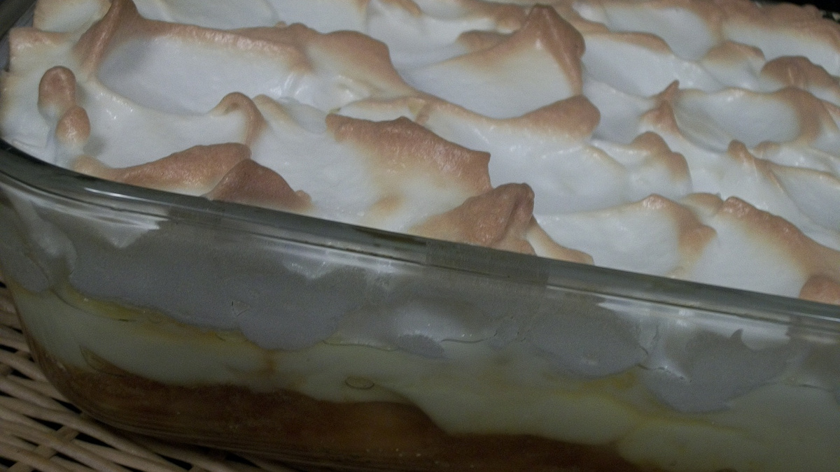 Sobremesa deliciosa de banana