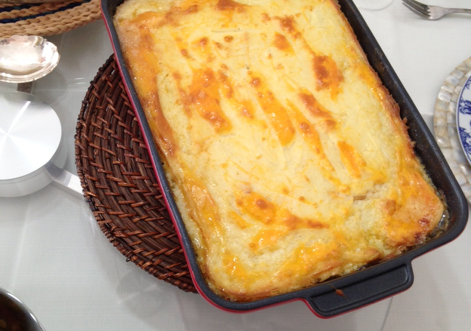 Escondidinho de bacalhau do Manu