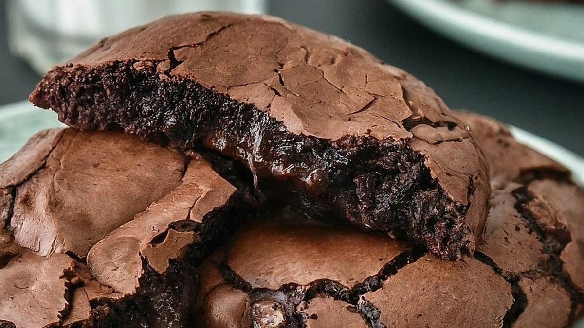 Cookie de brownie perfeito sem farinha: receita de brookie sem glúten que desmancha na boca