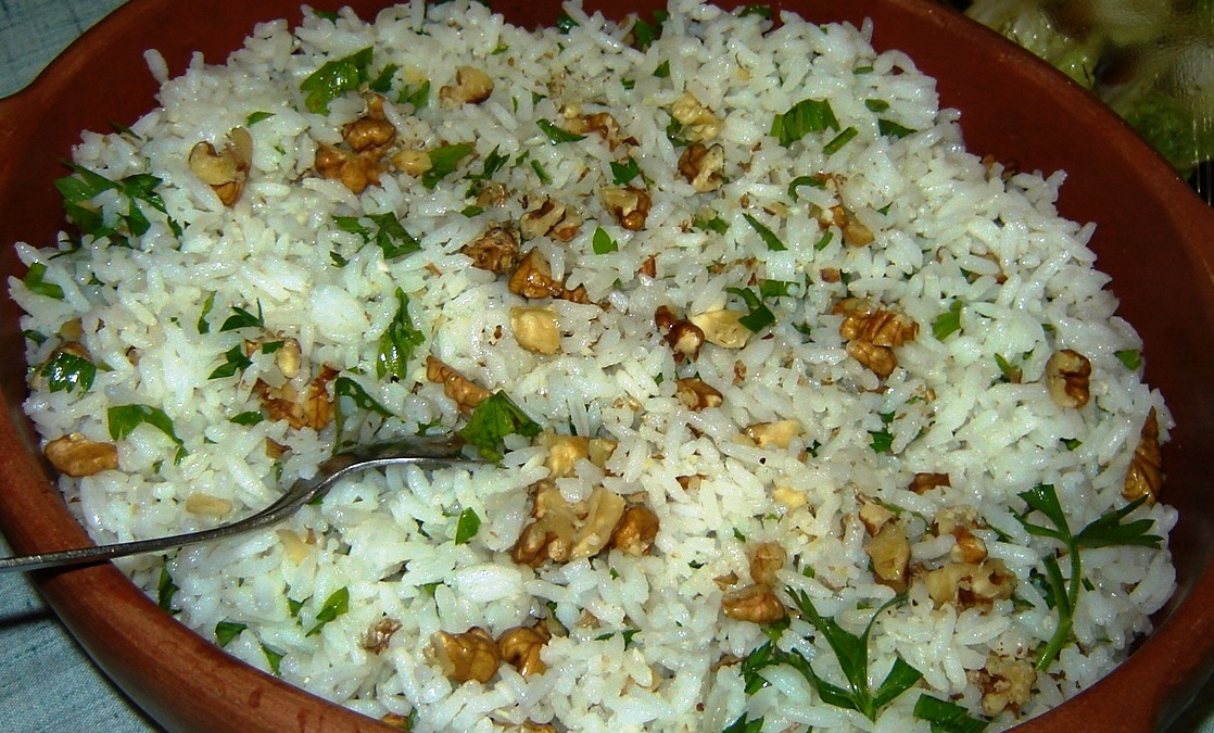 Arroz com nozes
