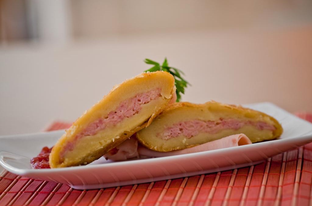 Risoles de presunto e queijo