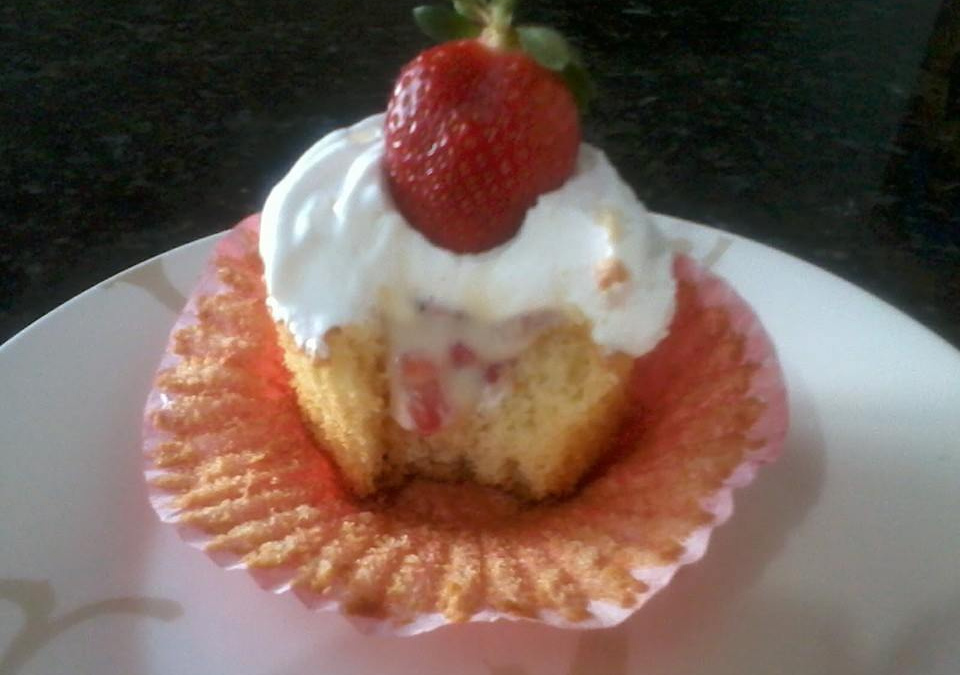 Cupcake de baunilha