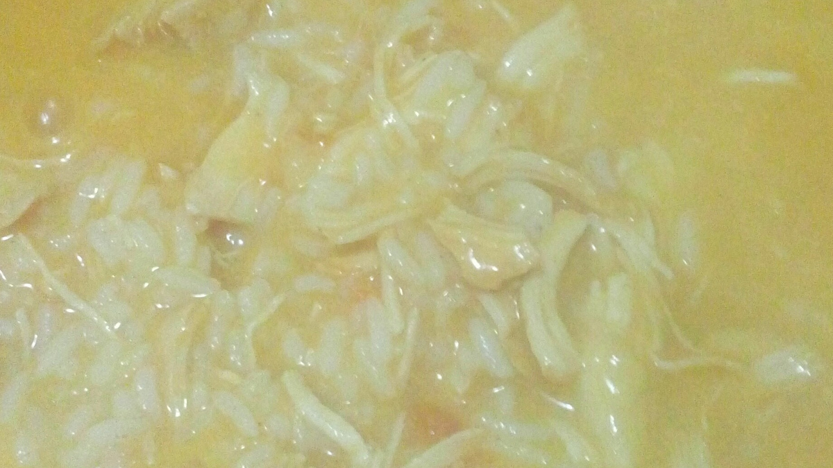 Canja de galinha cremosa