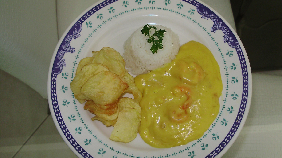 Bobó de camarão com batata baroa