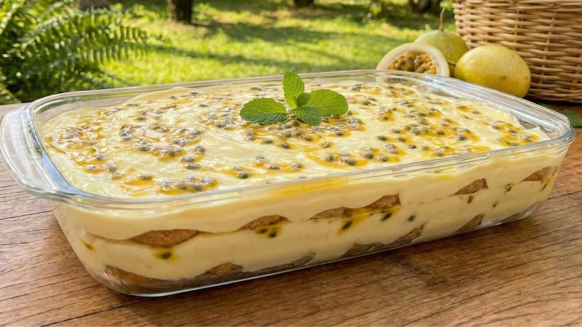 Pavê de maracujá fácil