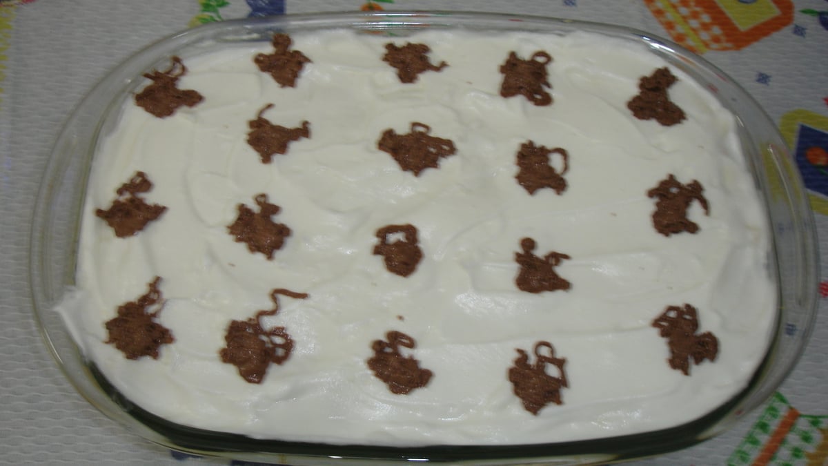 Pavê de pão de ló da Dri