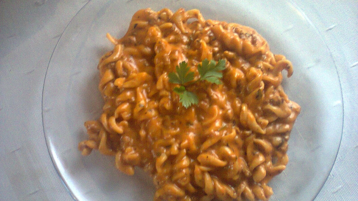 Meu macarrão cremoso