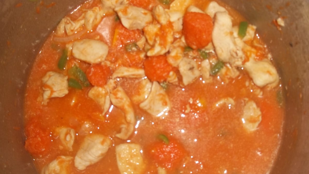 Frango com abóbora