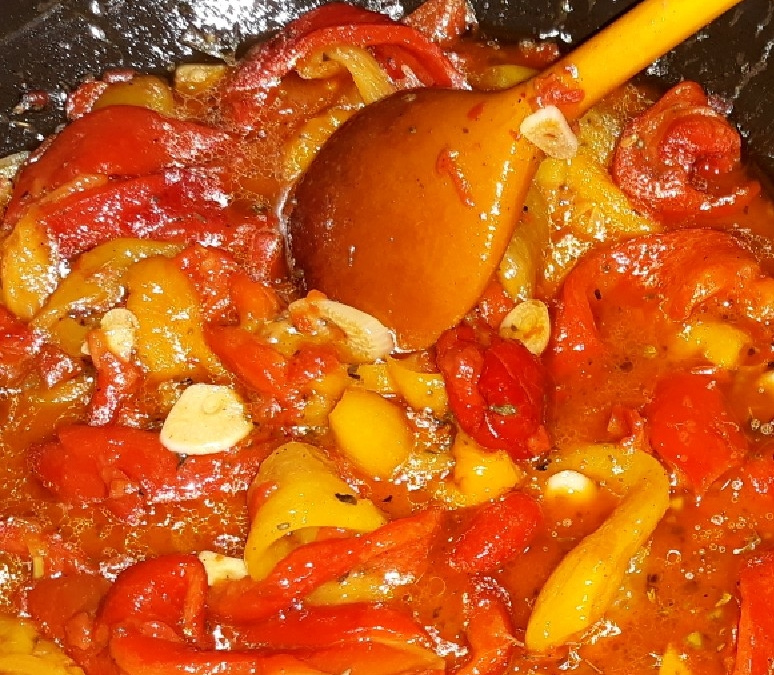 Antepasto de pimentão assado