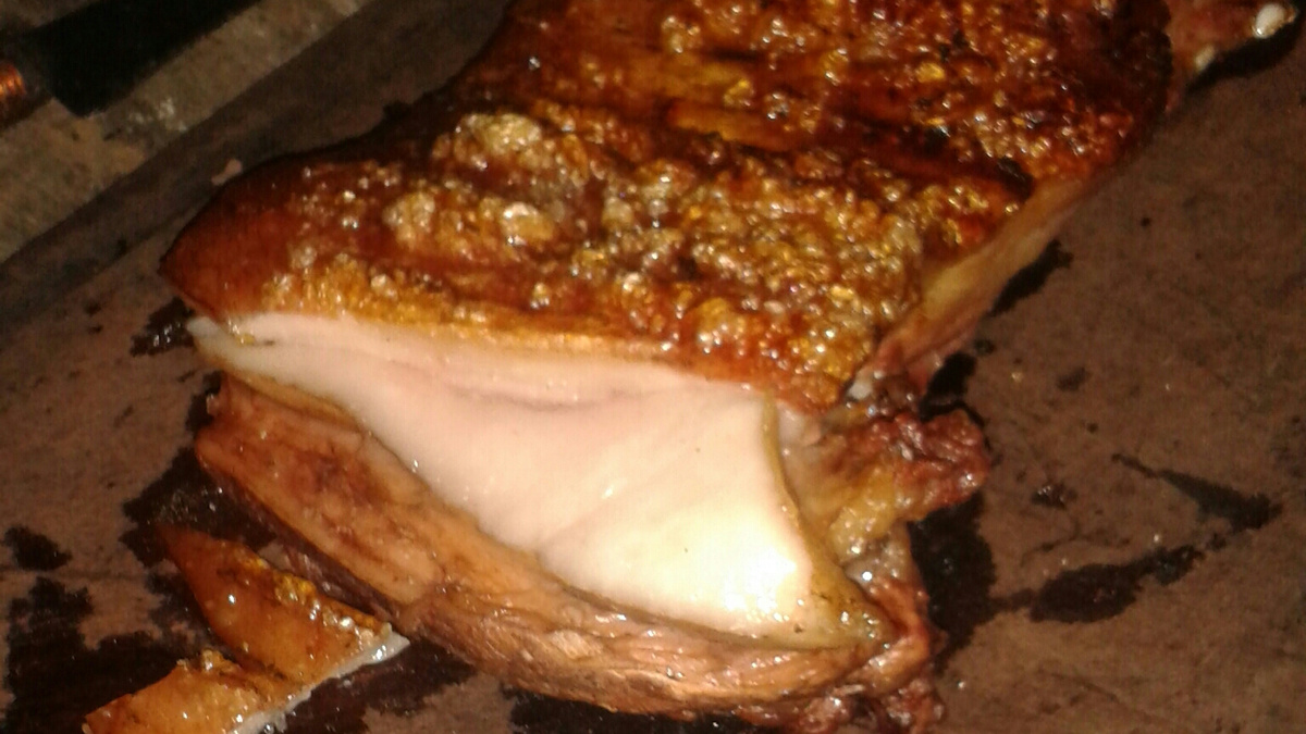 Costela suína dourada