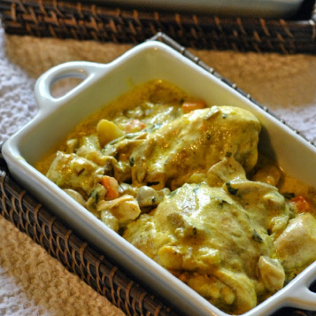 Poulet à la creme
