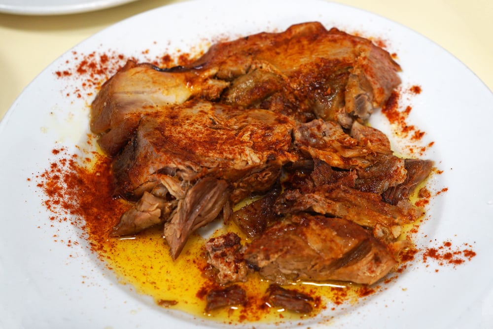 Paleta suína ao forno