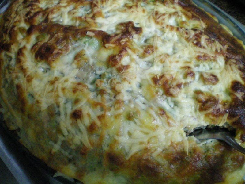 Arroz de forno com bananas