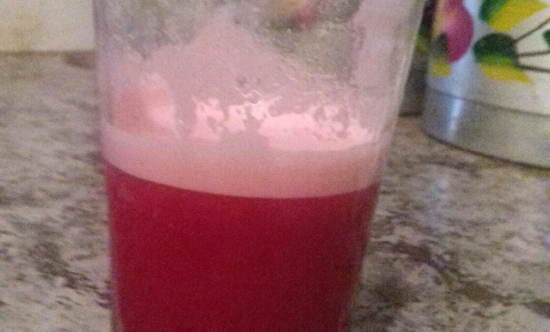 Suco de beterraba com inhame