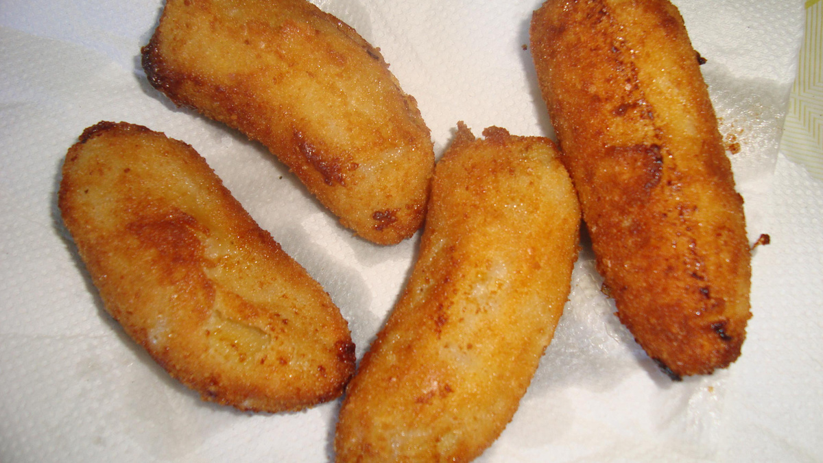 Banana a milanesa