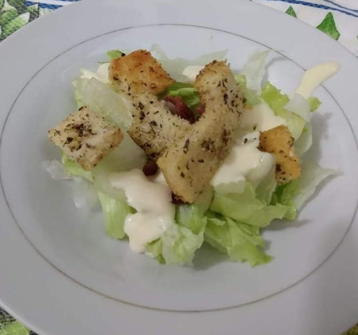 Salada ceaser fácil