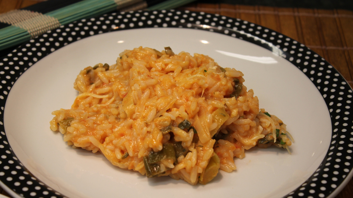 Risoto de tomate seco