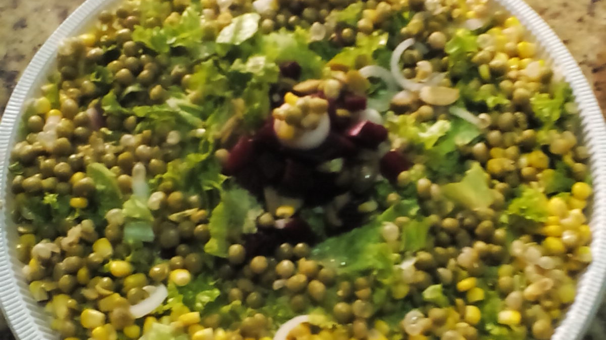 Salada arco-íris