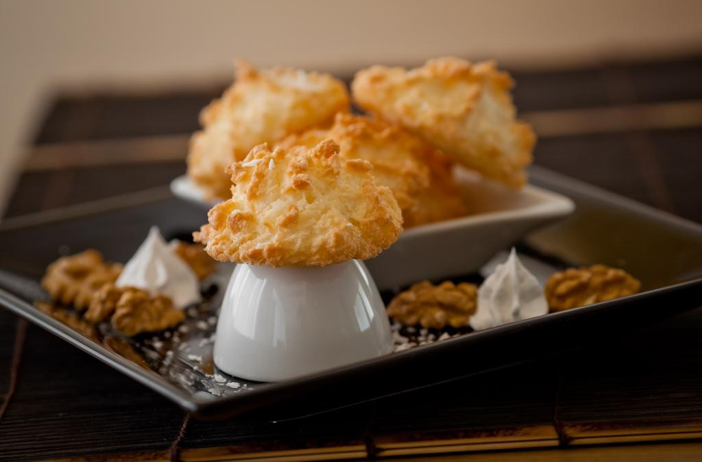 Biscoito de aveia e coco