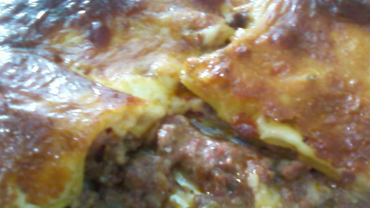 Lasanha ao leite