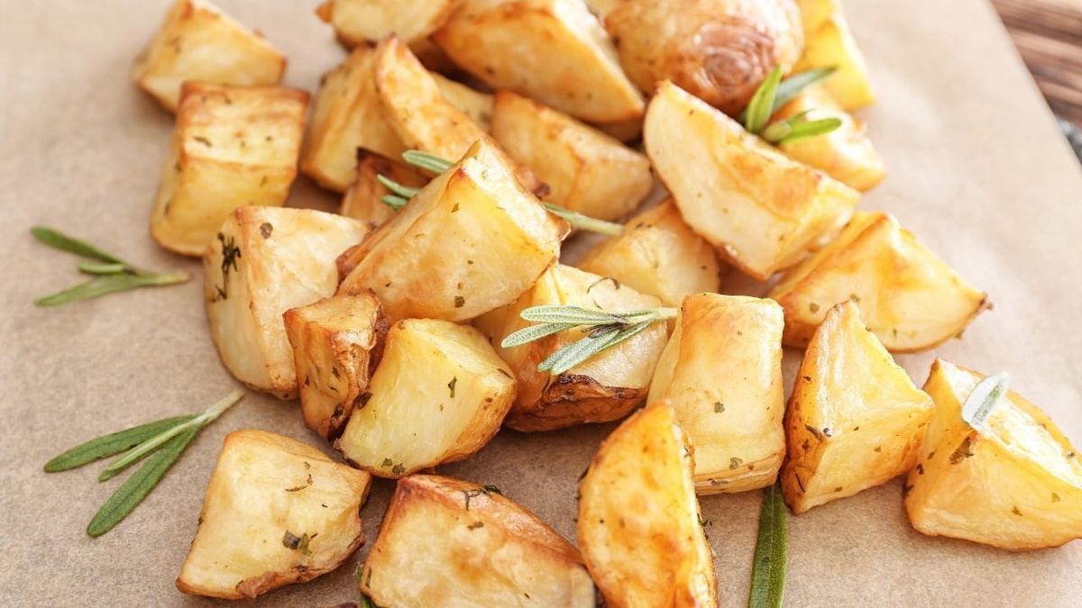 Batata assada na airfryer