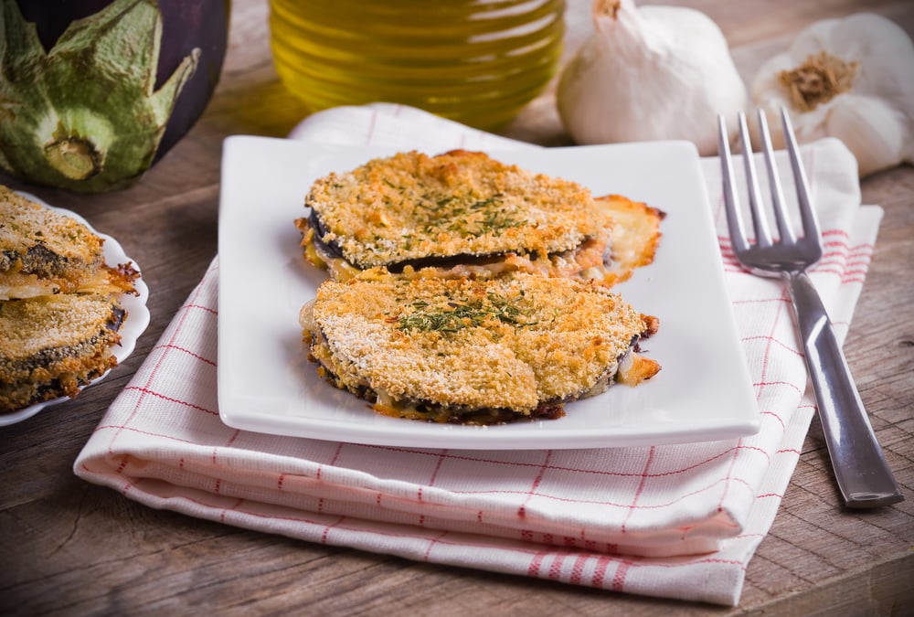 Berinjela empanada simples