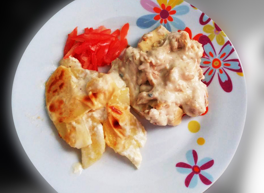 Filé de frango ao gorgonzola