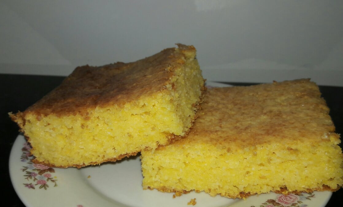 Bolo de milharina