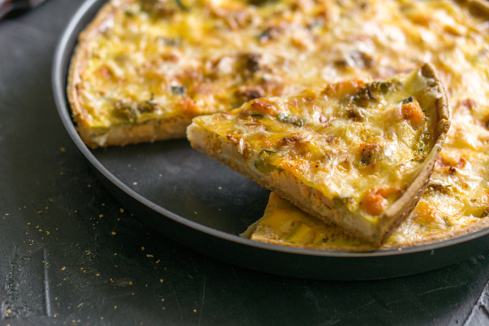 Quiche de bacalhau