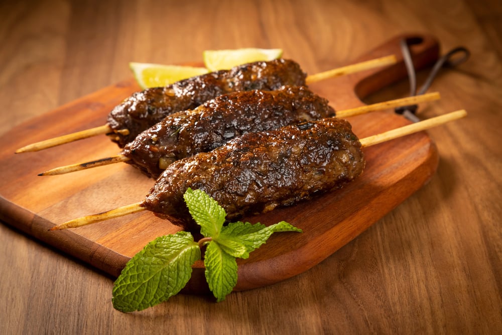 Kafta de carne moída na air fryer