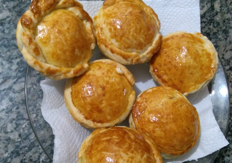 Pastel de forno tipo massa podre