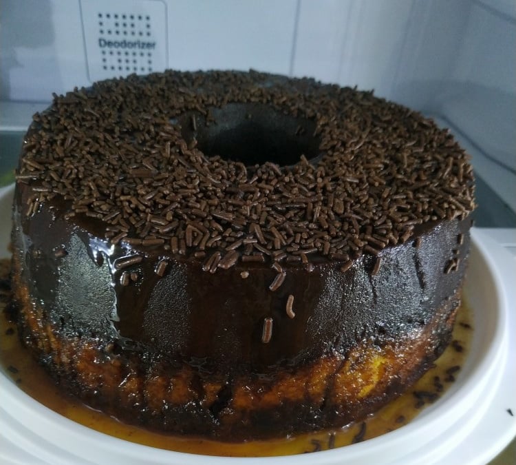 Bolo de cenoura e brigadeirão
