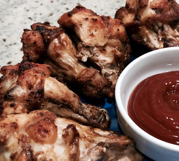 Hot smoked wings no Airfryer