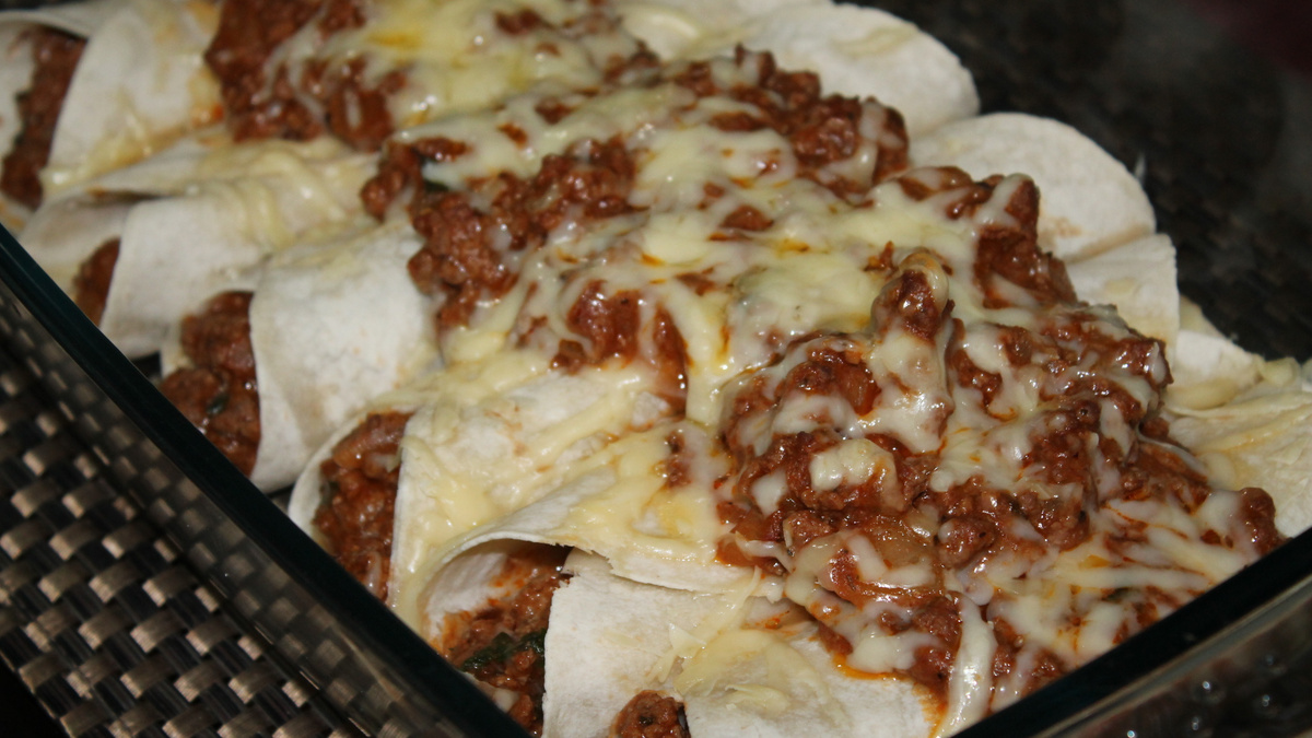 Panqueca de carne moída