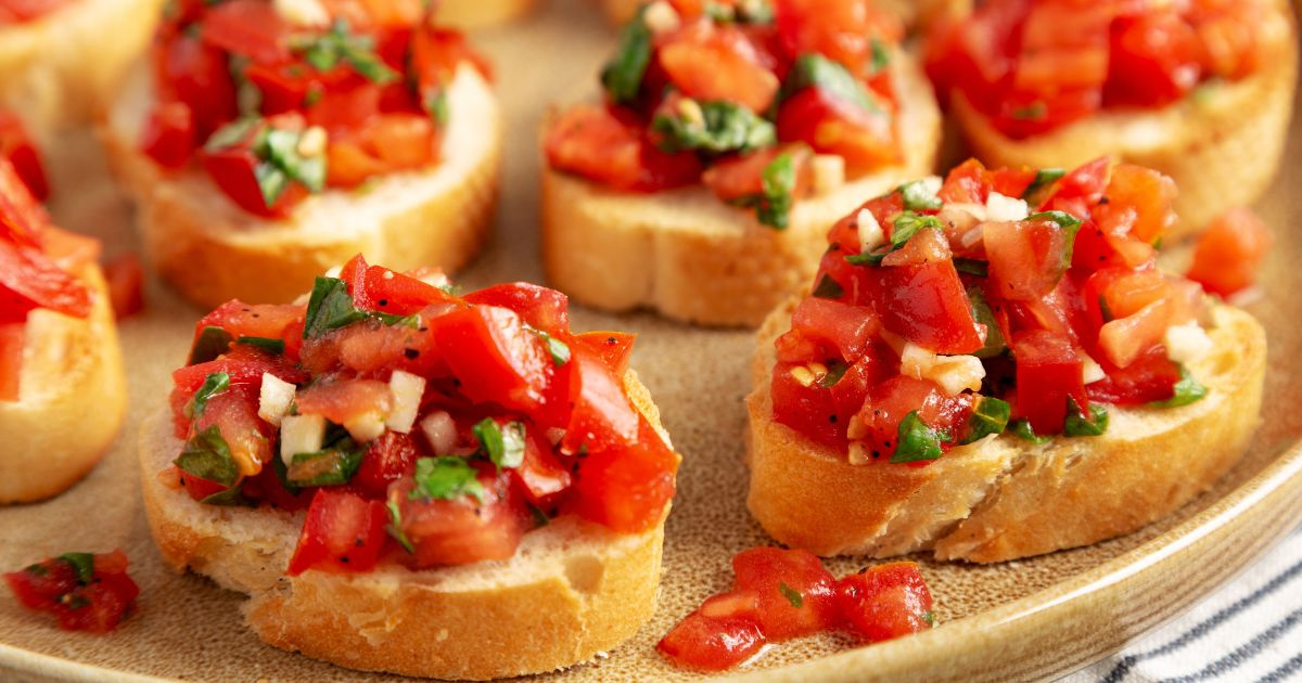 Bruschetta na airfryer