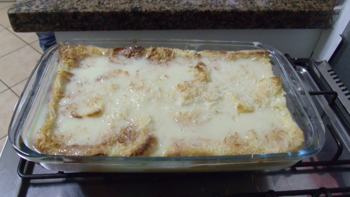 Bombocado de pão amanhecido