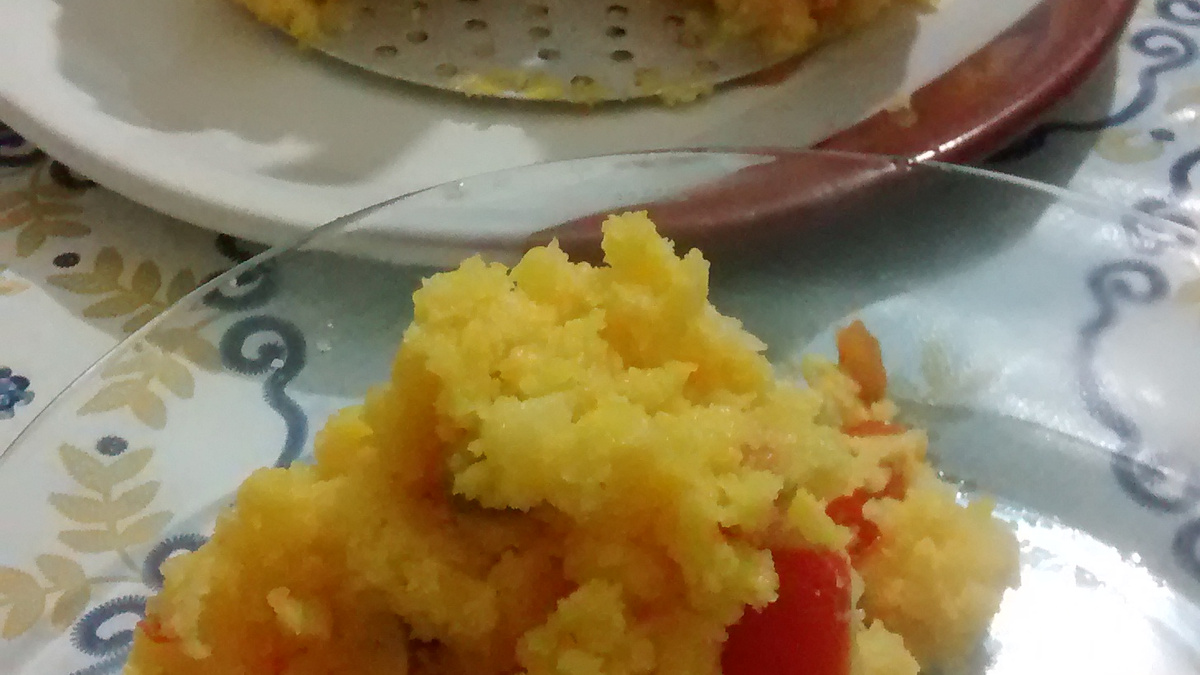 Cuscuz temperado saudável