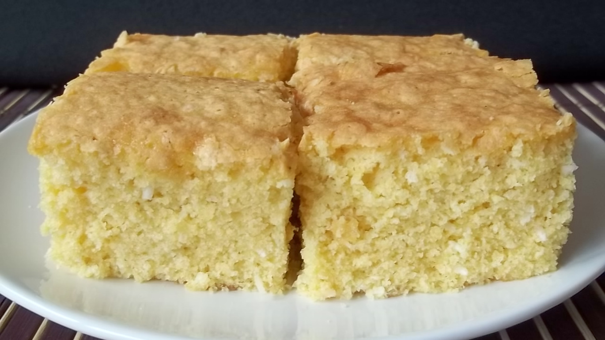 Bolo de fubá diferente